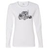 Gildan Missy Fit Long Sleeve T-shirt Thumbnail