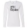 Gildan Missy Fit Long Sleeve T-shirt Thumbnail