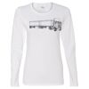 Gildan Missy Fit Long Sleeve T-shirt Thumbnail