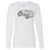 Gildan Missy Fit Long Sleeve T-shirt Thumbnail